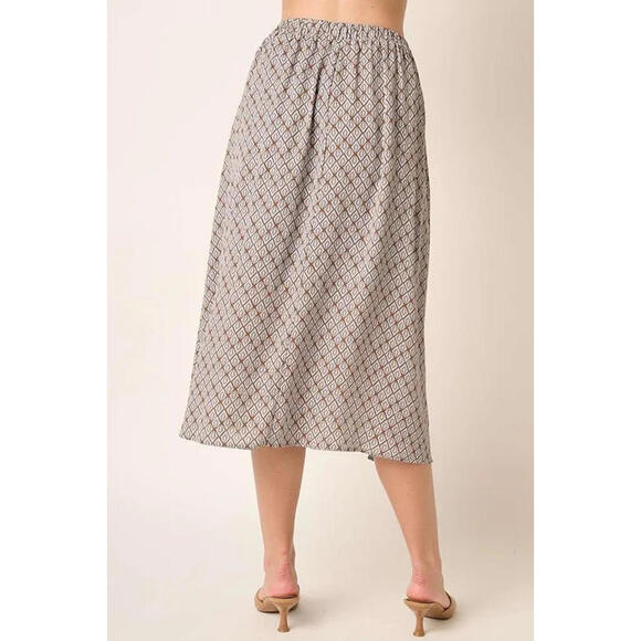 Mittoshop Printed Midi Skirt - Picture 3 of 4